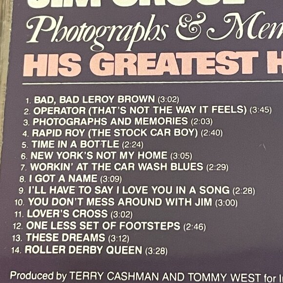 Set of 4 Greatest Hits CDs: Bruce Springsteen, Jim Croce, Jimmy Buffet, & Police - Picture 9 of 16